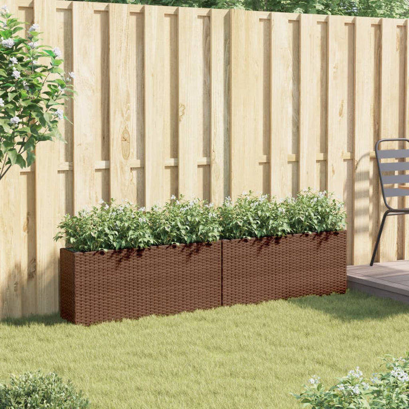 Planter Box, Brown, 40cm H x 90cm W x 20cm D
