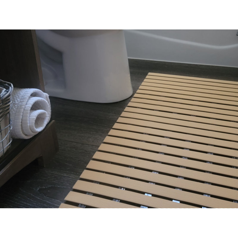 Tapis de sol en vinyle VinTread, Tanné, l 2 pi x L 5 pi