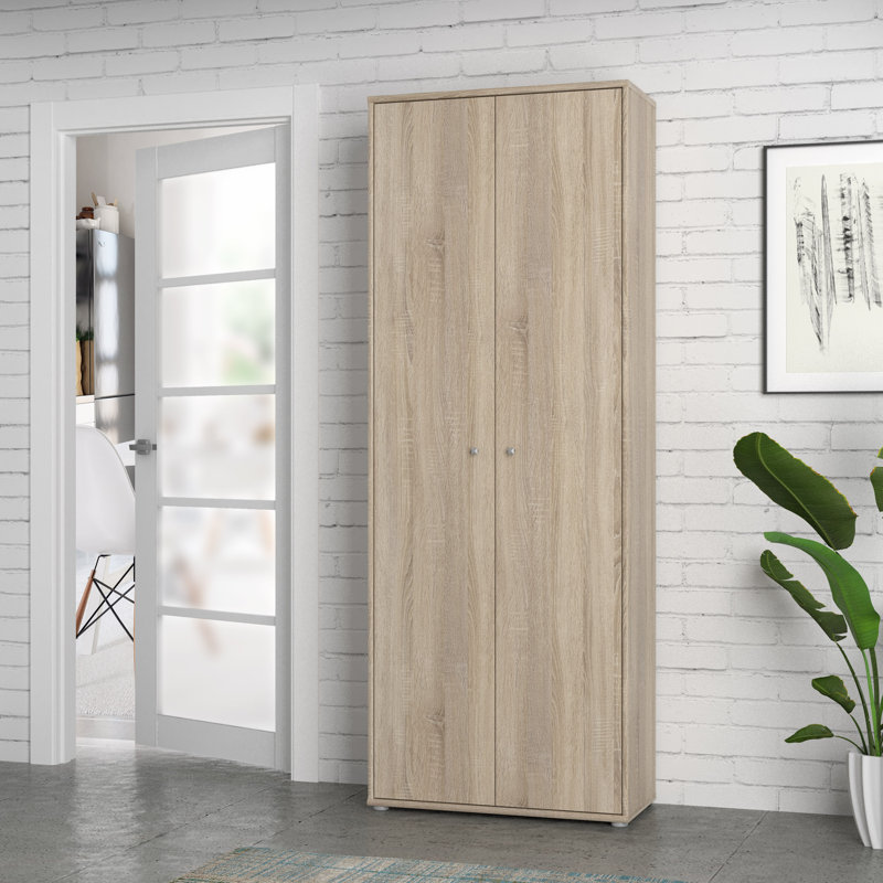 Amandla 2 Door Manufactured Wood Wardrobe, Sonoma Oak