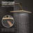 Vero 17 Series Dual-Function Shower Trim Kit with Single-Spray Touch-Clean Rain Shower Head, Champagne Bronze (Valve Not Included)-10051653