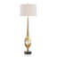 Graceful Brass Buffet Lamp