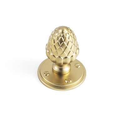 Bouton d'armoire Pinecone, poignée de tiroir décorative avec plaque arrière ronde de style multiple, quincaillerie de bouton de porte d'armoire de commode