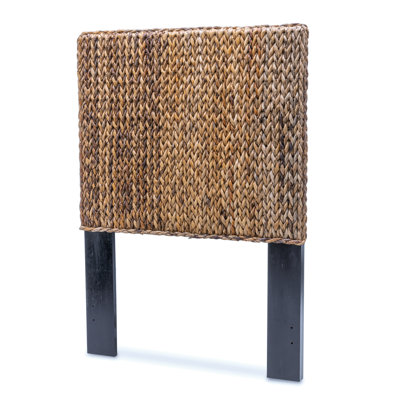 Romero Rattan/Wicker Natural Brown Panel Headboard by Bayou Breeze