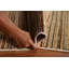 Tapis rayé Gabbeh 5 x 8