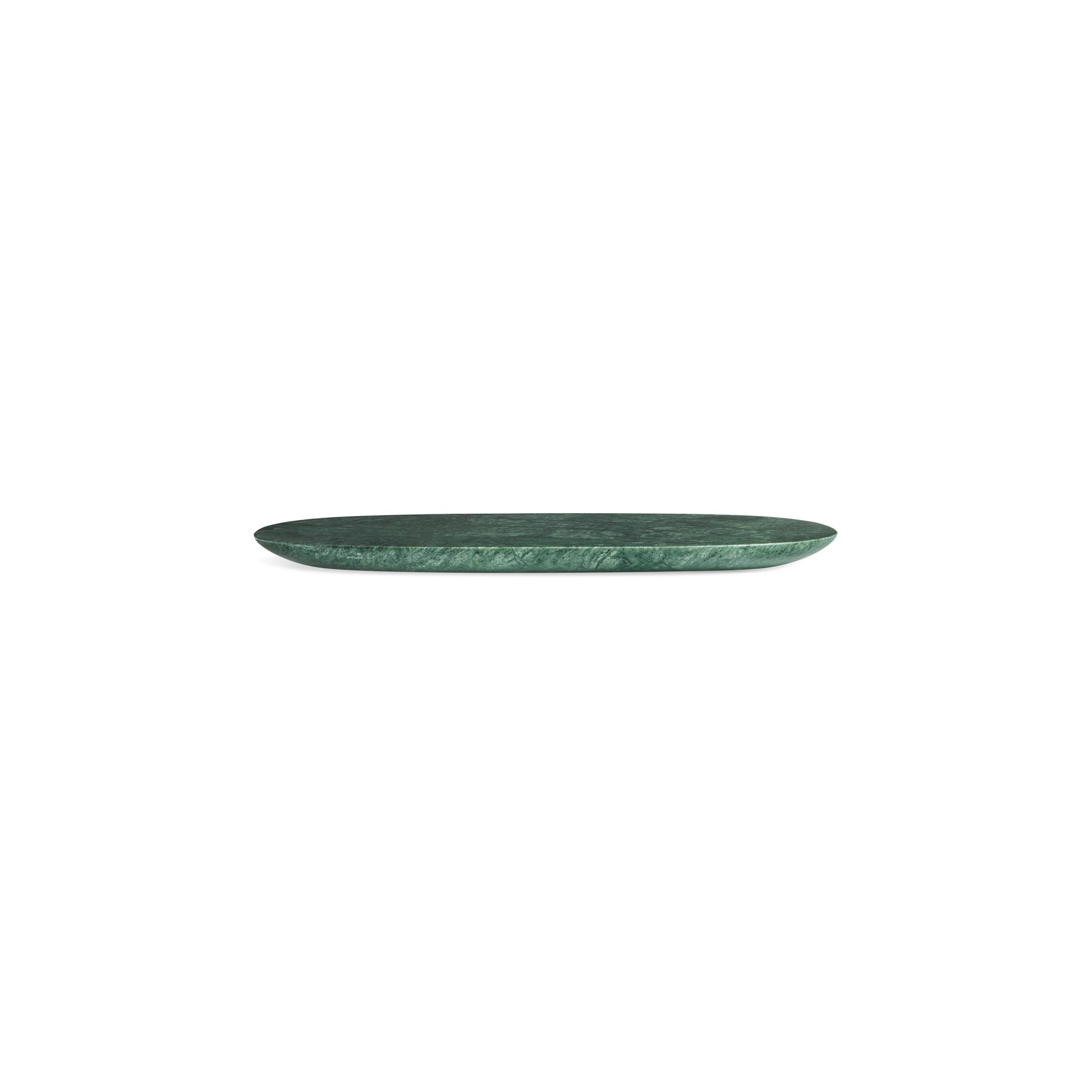 Delicious Modern Marble Tray - Set of 1, 1" H x 16" W x 13" D, Green Marble