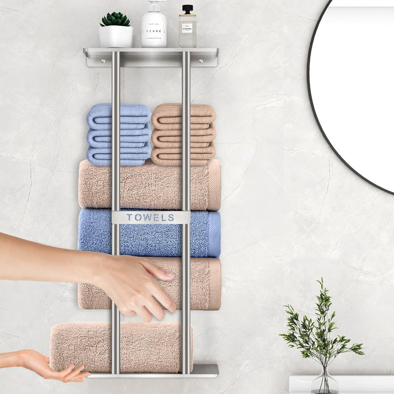 Wall Mounted Required Towel Rack