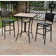 Katzer 3 Piece Bar Height Dining Set