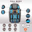 Fauteuil de massage inclinable chauffant en similicuir-65945767