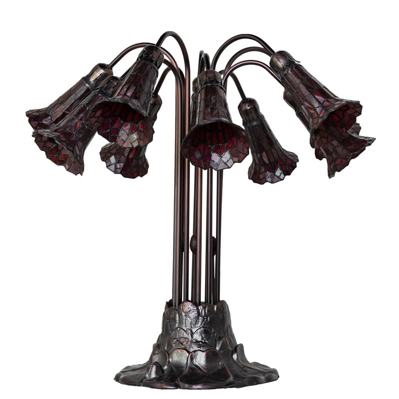 Pond Lily Table Lamp, Red
