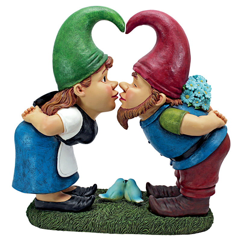 Statue de gnomes Kiss and Tell Lover