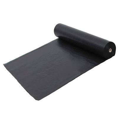 Heavy Duty Driveway Landscape Fabric – 5.8OZ Woven Geotextile Weed Barrier for Gravel Stabilization, Erosion Control & Ground Cover – Commercial Grade, Black – 13 x 108FT-5.8OZ