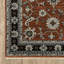 Tapis oriental rouille / gris à bordure Edgette-1960953981
