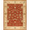 Essence Hand Knotted Wool Area Rug in Red