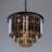 6-Lights Modern 3-Tier Round Fringe Crystal Chandelier-200854623