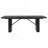 Houston Black Rectangular Double Pedestal Dining Table