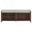 Banc à chaussures avec rangement et coussin, banc de rangement avec charme rétro, banc de vestibule-1277515516