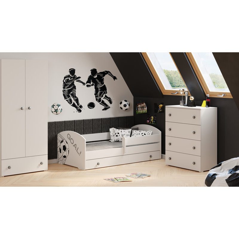 40cm W Manufactured Wood Bedside Table