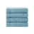 Ozdilek 4-Piece Bath Towels, 27x54, 100% Turkish Cotton, Luxury Quick Dry, Extra Large, Fade-Resistant, Eco-Friendly, Spa Towel, Comfortable (Milky Blue)-1836944683