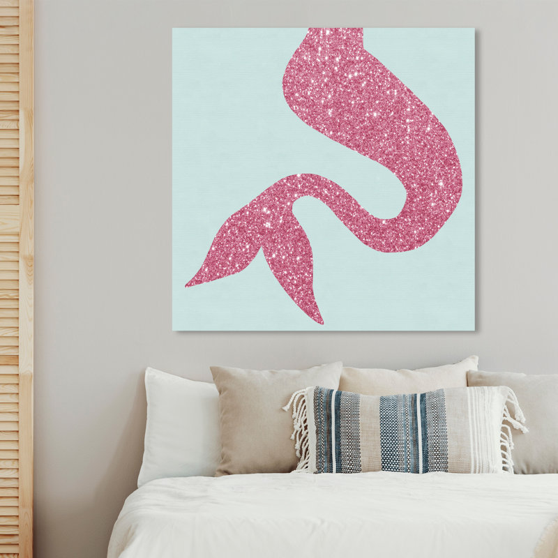 « sirène tail aqua », art sur toile Rahul, H 40 po x l 40 po x P 1,5 po