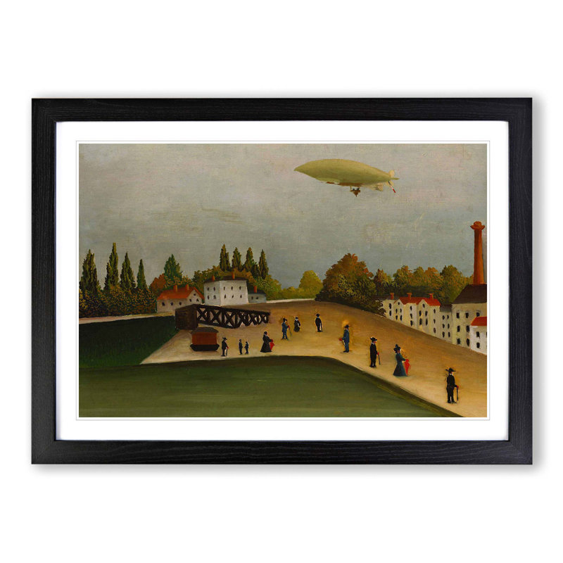 Henri Rousseau - Single Picture Frame Print, Black