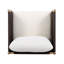 Chaises club d'extérieur en acacia (ensemble de 2) avec corde noire à motif de losanges, finition teck clair