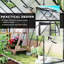 Serre en polycarbonate, serre accessible à pied-107382552-107382554