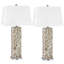 Perla 31" Mother of Pearl Mosaic Table Lamp