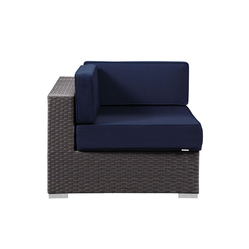 Patio d'extérieur Modway Sunbrella, Toile bleu marine Sunbrella®