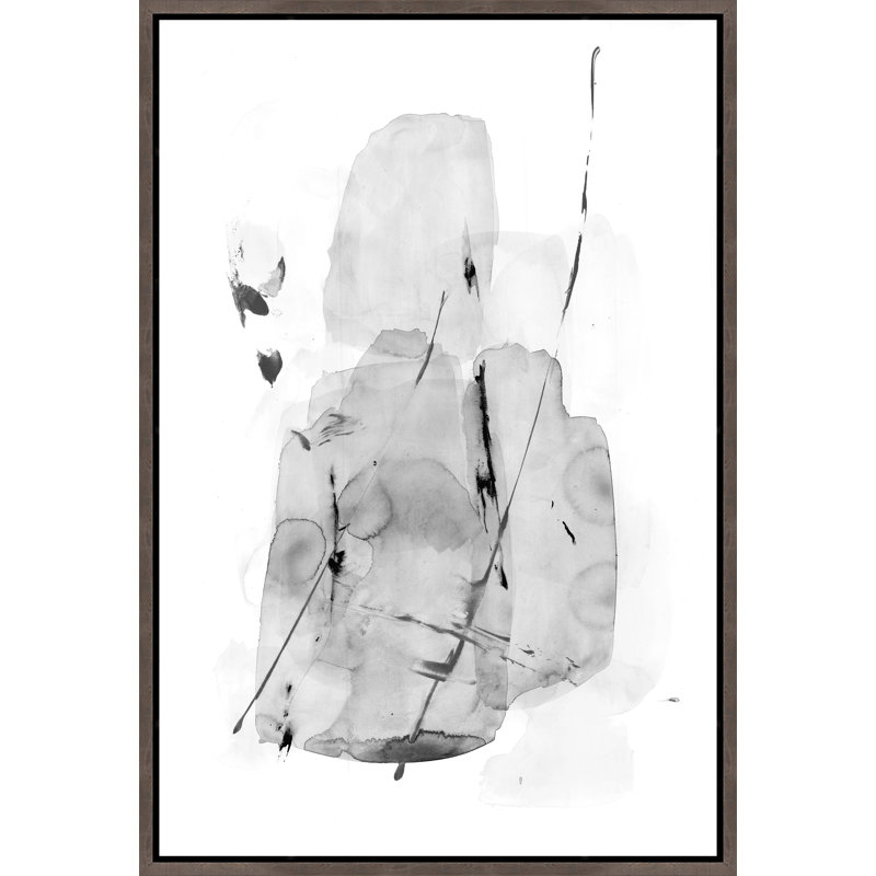 Gray Azul IV Painting by Eve Fairwell