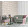 Spring Blossom Stripes Fabric Effect Design 33' x 21" Wallpaper Roll