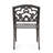 Cast Aluminum Patio Chairs (2), Copper Patina, Rust-, Comfortable Seat, Cloud-like Design Dining Chairs, Of 2, Finish - Hand Crafted