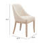Chaise de salle à manger rembourrée Modern