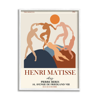 Matisse, cercle de danse en terre cuite, formes abstraites superposées