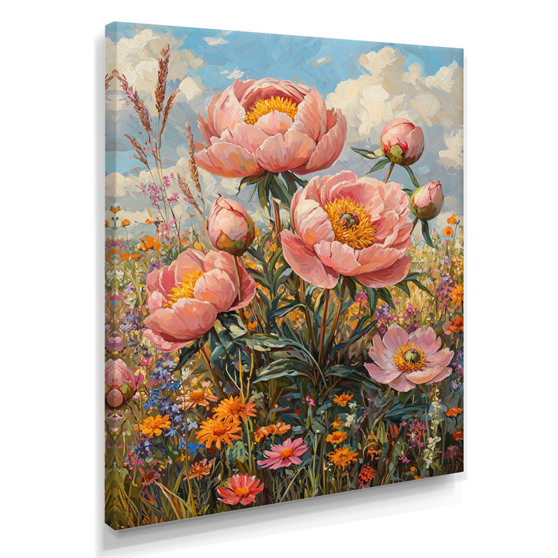 Barfield - art mural floral, H 20 po x l 12 po, Toile tendue, Ne s’applique pas