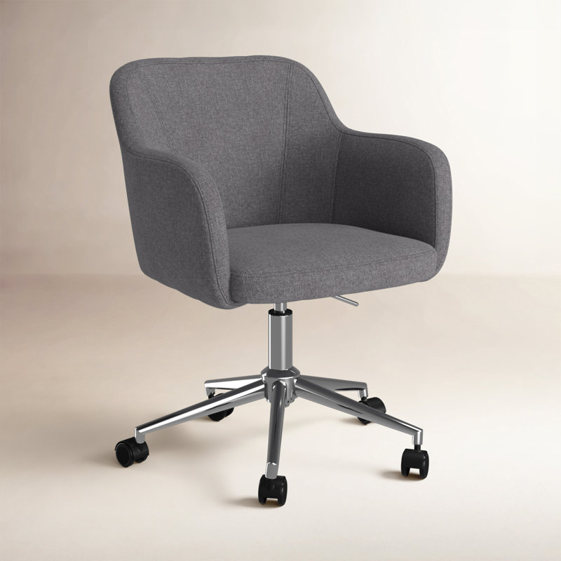 Imbali Task Chair, Gray, Linen