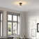 Semi Flush Mount Ceiling Light with Glass Shade