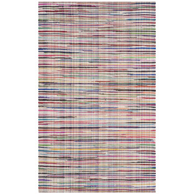 Fales Office Chair Collection Fabric/Metal Striped Rug
