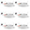 7.33'' Selectable Color Temperature LED Retrofit Recessed Lighting Kit