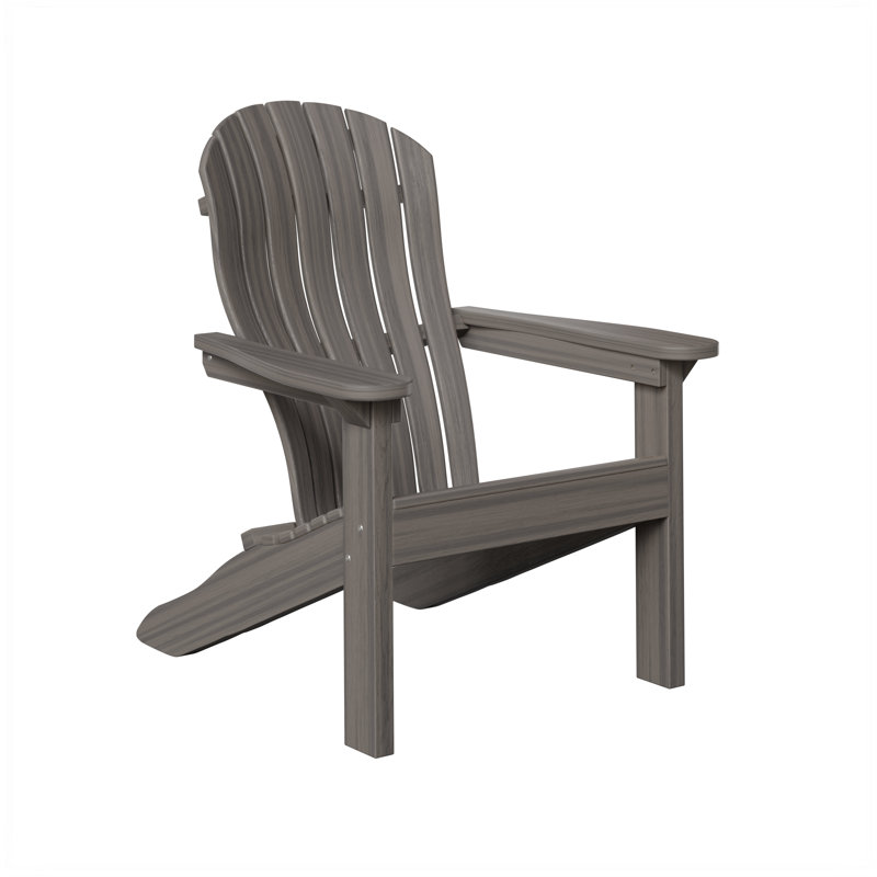 Berlin Gardens Contour Adirondack Chair, Coastal Gray