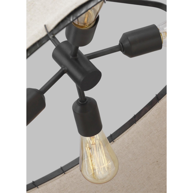 Dunne 4 - Light Pendant, 16.38"H x 34"W x 34"D
