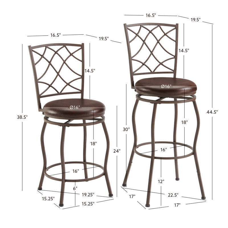 Lark Manor Norcatur Swivel Stool & Reviews | Wayfair