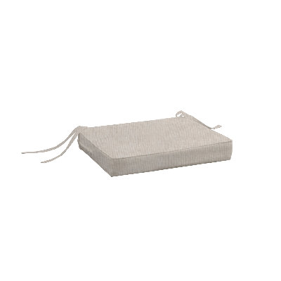  Coussin de siège 20 po x 18 po x 3 po, brun clair