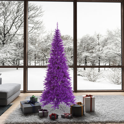 Arbre de noël artificiel 7,5' avec un pied Purple Fir