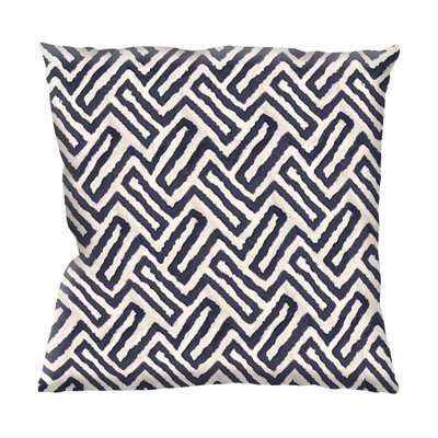 Stamper Geometric Square Throw Pillow Cover
