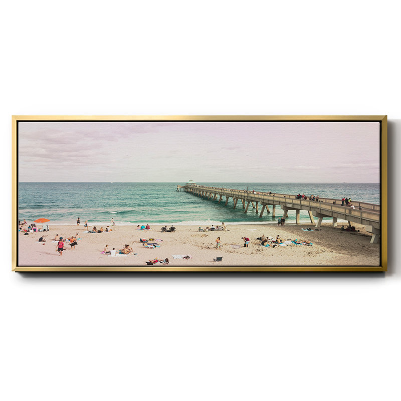Deerfield Beach, H 20 po x l 50 po x P 1,5 po, Or