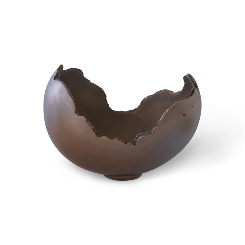 Cast Naturals Decorative Bowl in Bronze