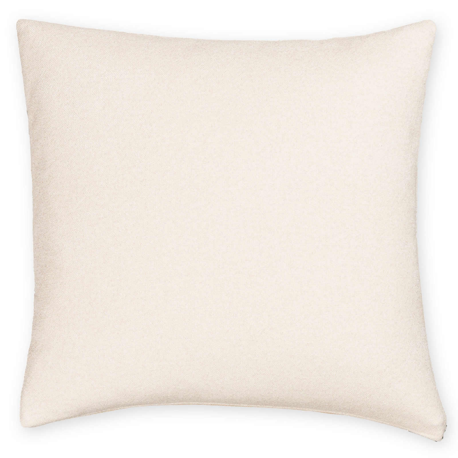 Cascade Textured Accent Pillow, Square 18", Cream, Polyester