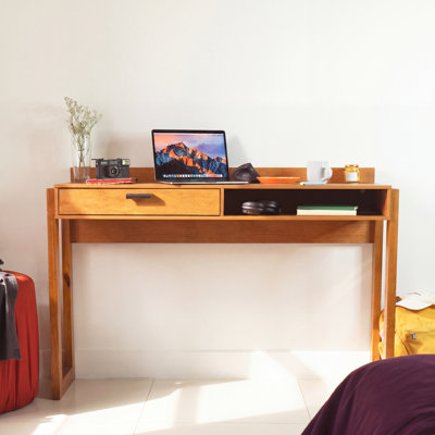 Boahaus Tokyo Computer Desk With Charging Station, Drawer & Shelf – Modern Scandinavian Style