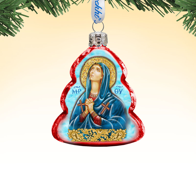 Keepsake 3'' Handmade Glass Holiday Shaped Ornament