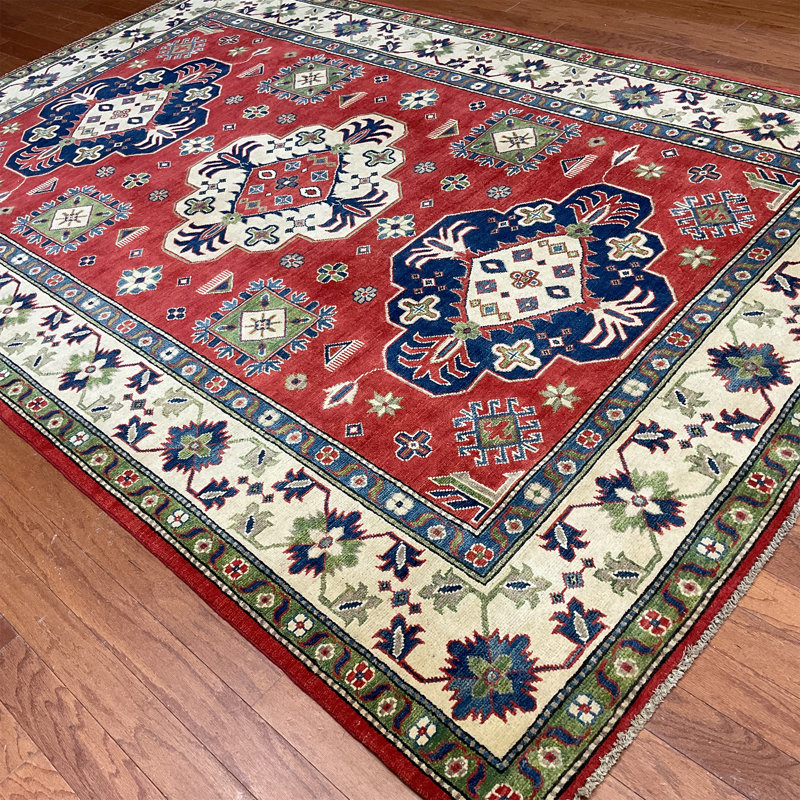 Tapis en laine Kazak fait à la main Bungalow Bungalow
